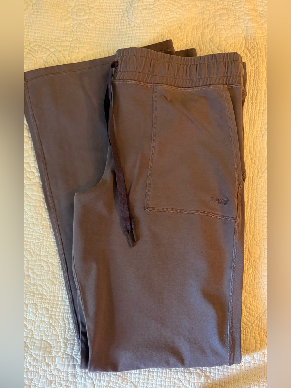 PINK Victoria's Secret all day cotton flare leggings.